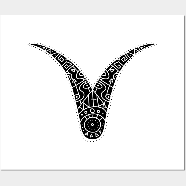 Aries Symbol Wall Art by OsFrontis